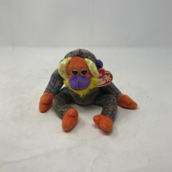 Ty Beanie Babies Bananas (Monkey) - Picture 1 of 4